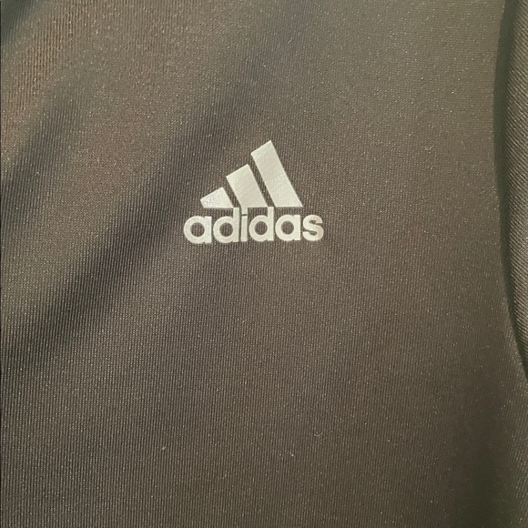 Adidas Black Hoodie with Gray Stripes women - Picture 3 of 8